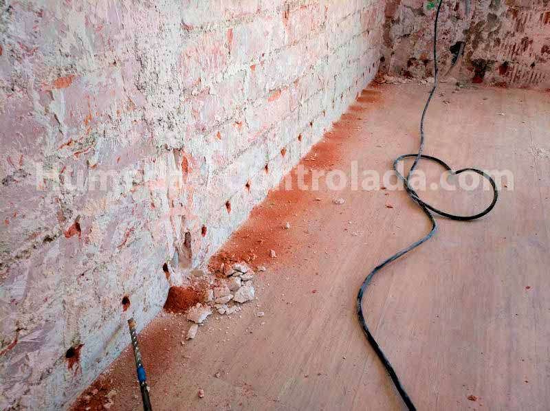 humedades de capilaridad en paredes